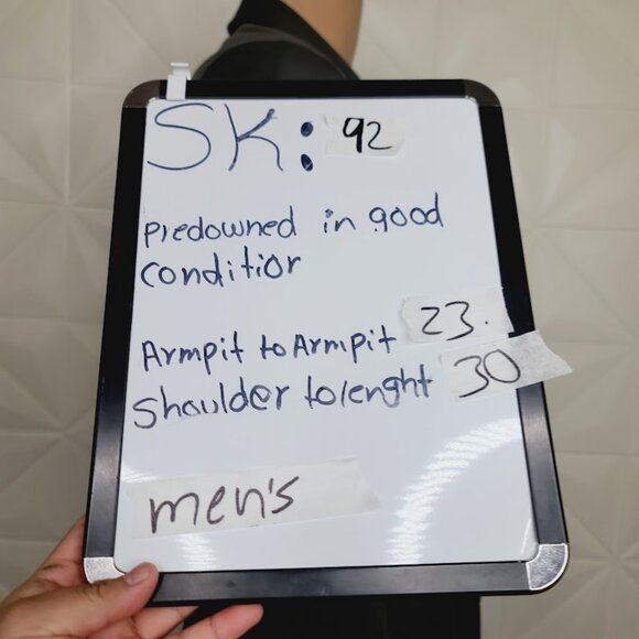 Nau Men's Gray Long Sleeve Single Breast Button-Front Blazer Jacket Size L - Picture 7 of 7